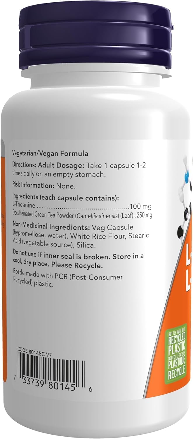 L-Theanine Double Strength 200mg - 60 V-Caps [amazon_upc] asin:B06XHFPY5L