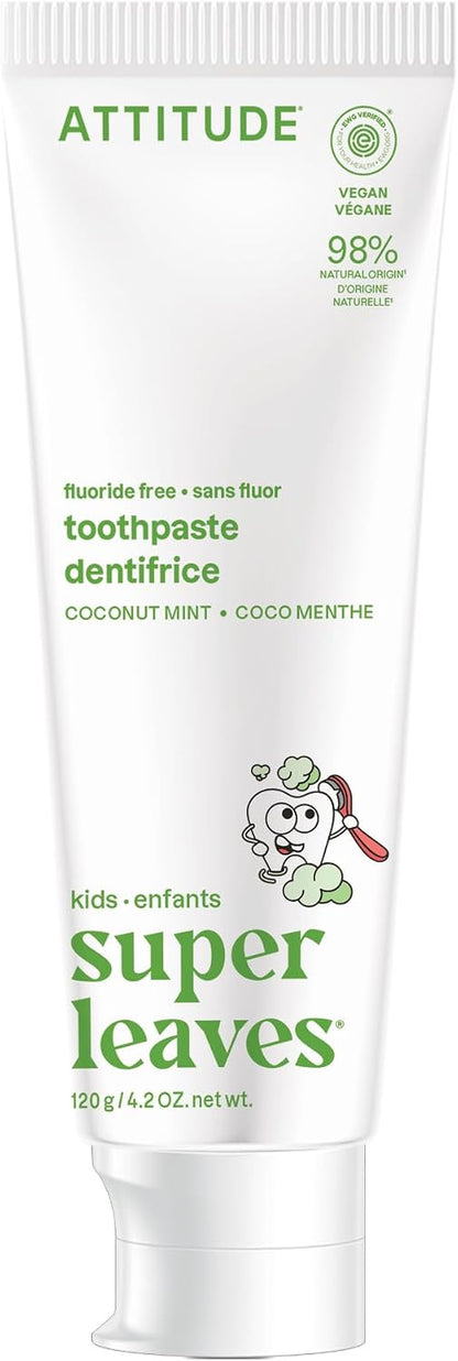 Little Ones Toothpaste Without Fluoride For Kids (Coconut Mint) - 120g [amazon_upc] asin:B0B89SB9SP