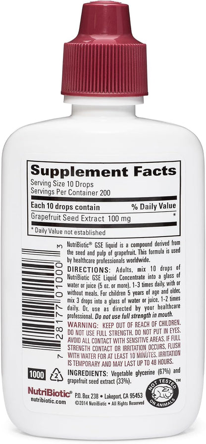 Grapefruit Seed Extract Concentrate - 2oz [amazon_upc] asin:B0002JHZO8