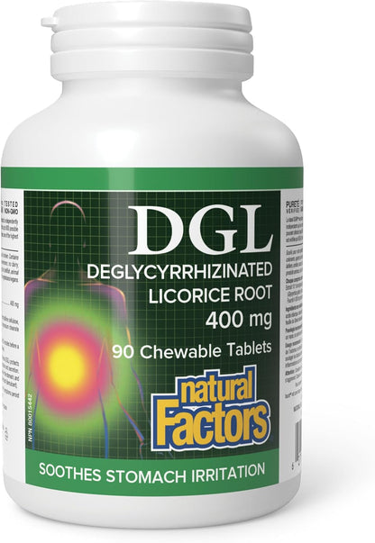 DGL (Deglycyrrhizinated Licorice Root) - 90 Chew Tabs