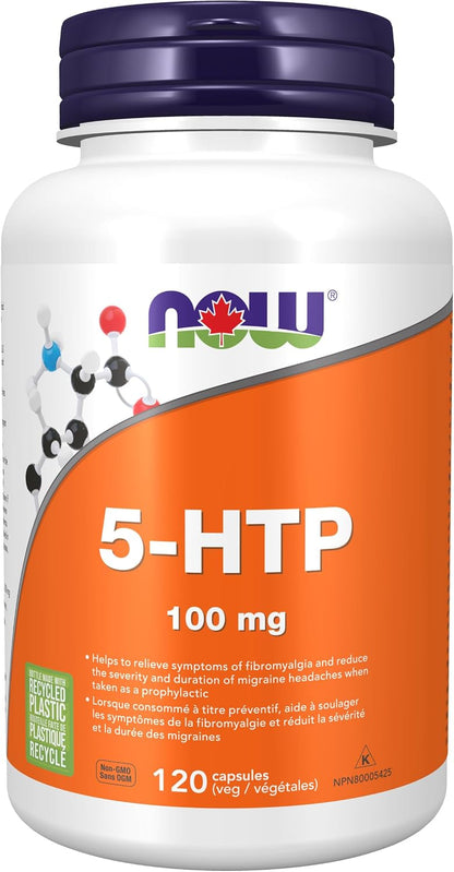5-HTP 100mg - 120 V-Caps + BONUS [amazon_upc] asin:B003FG4ZK2