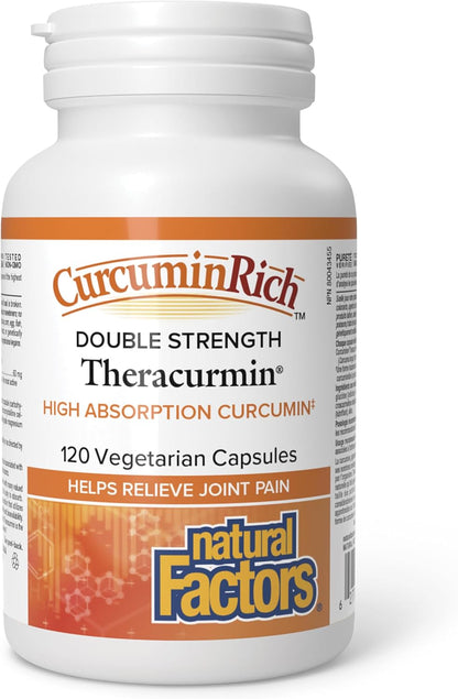CurcuminRich Theracurmin Double Strength 60mg - 120 V-Caps + BONUS [amazon_upc] asin:B0DVMWP4YL