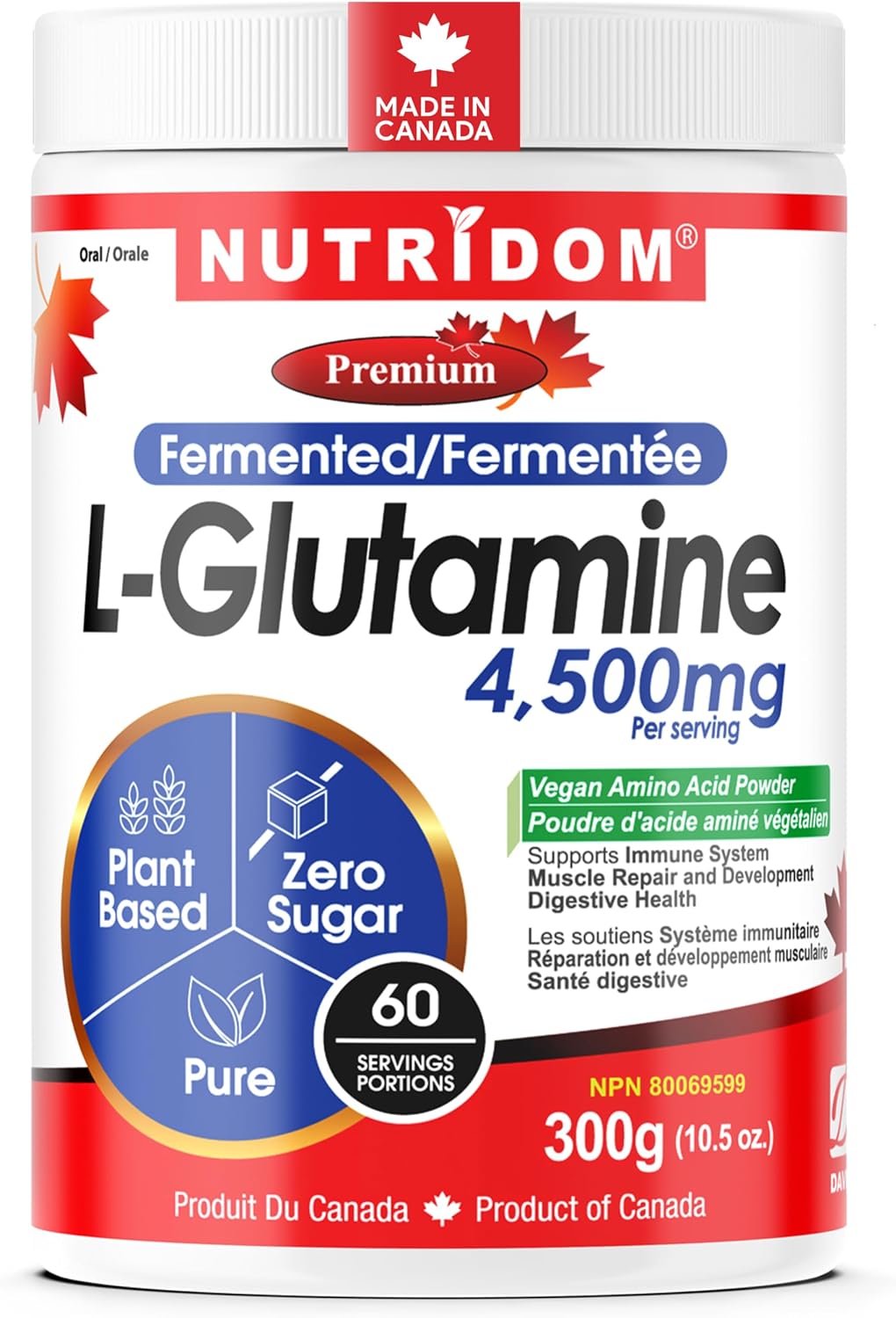 L-Glutamine (Fermented) - 300g [amazon_upc] asin:B09MG972NJ