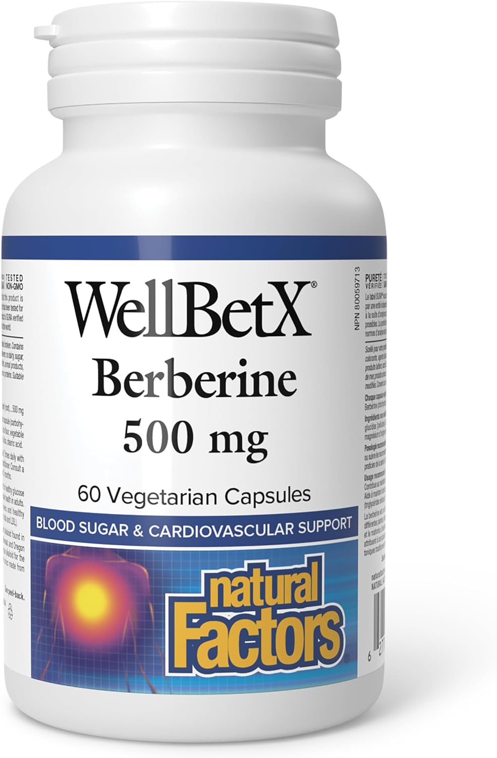 WellBetX Berberine 500mg - 60 V-Caps [amazon_upc] asin:B0BLTRGC9T