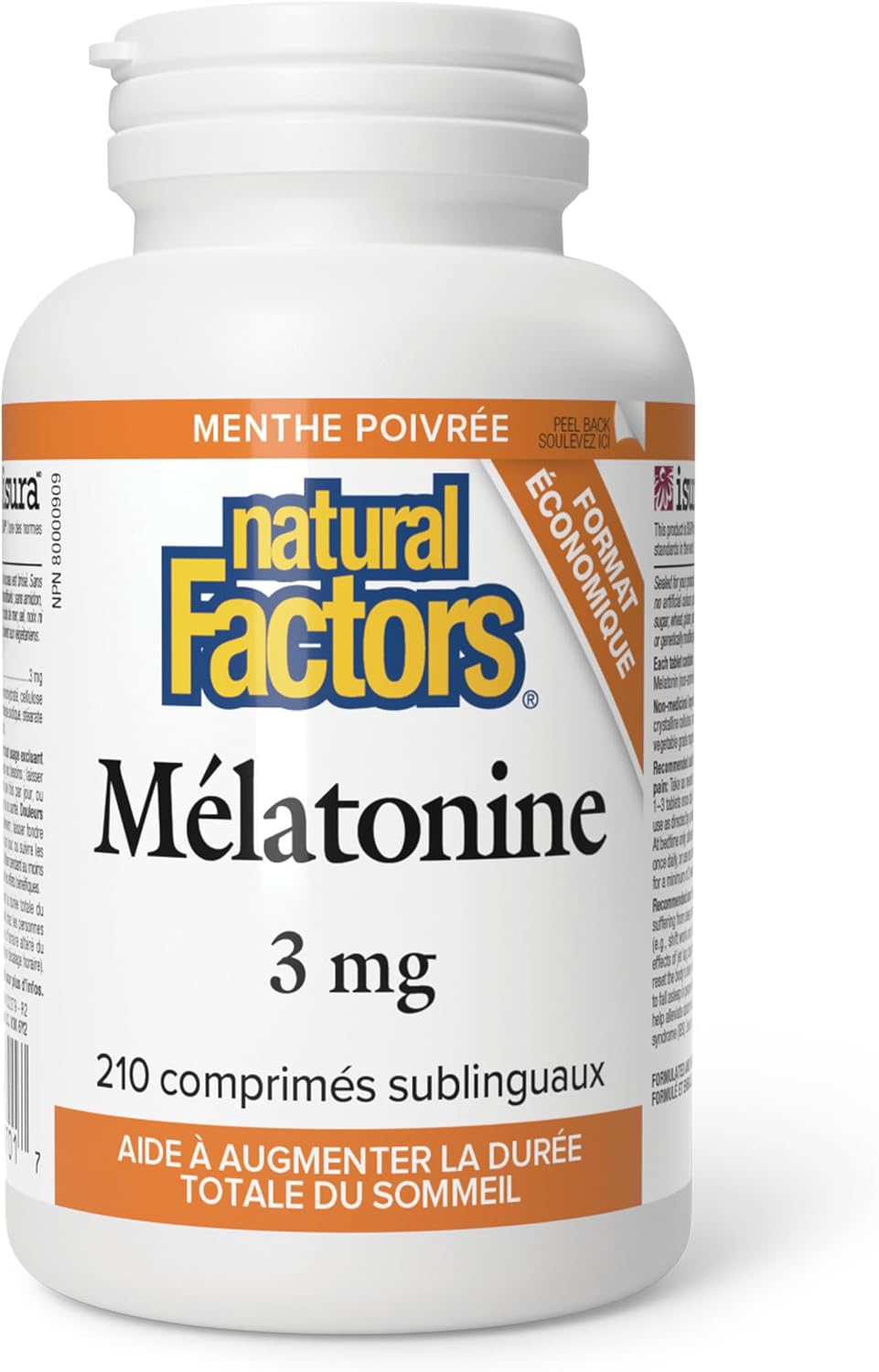 Melatonin 3mg - 210 Sublingual Tabs + BONUS [amazon_upc] asin:B0BLTX8JKD