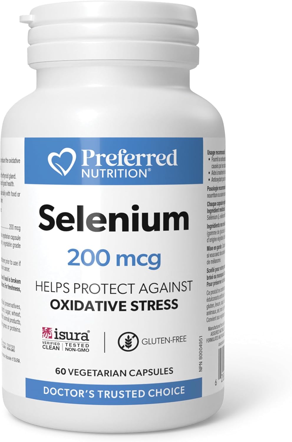 Selenomethionine 200mcg - 60 Caps + BONUS [amazon_upc] asin:B07PRDRYBG