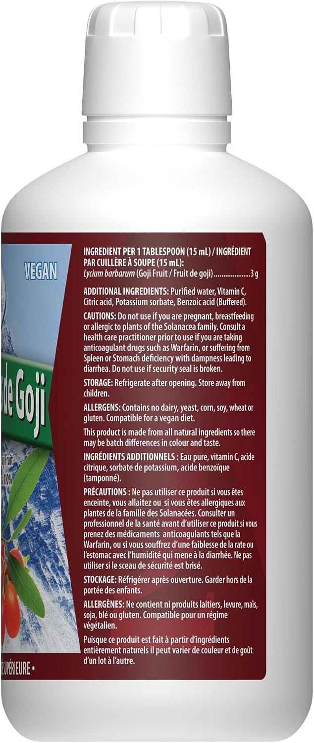 Goji Juice (100% Pure) - 1L [amazon_upc] asin:B0H1WTVDYR