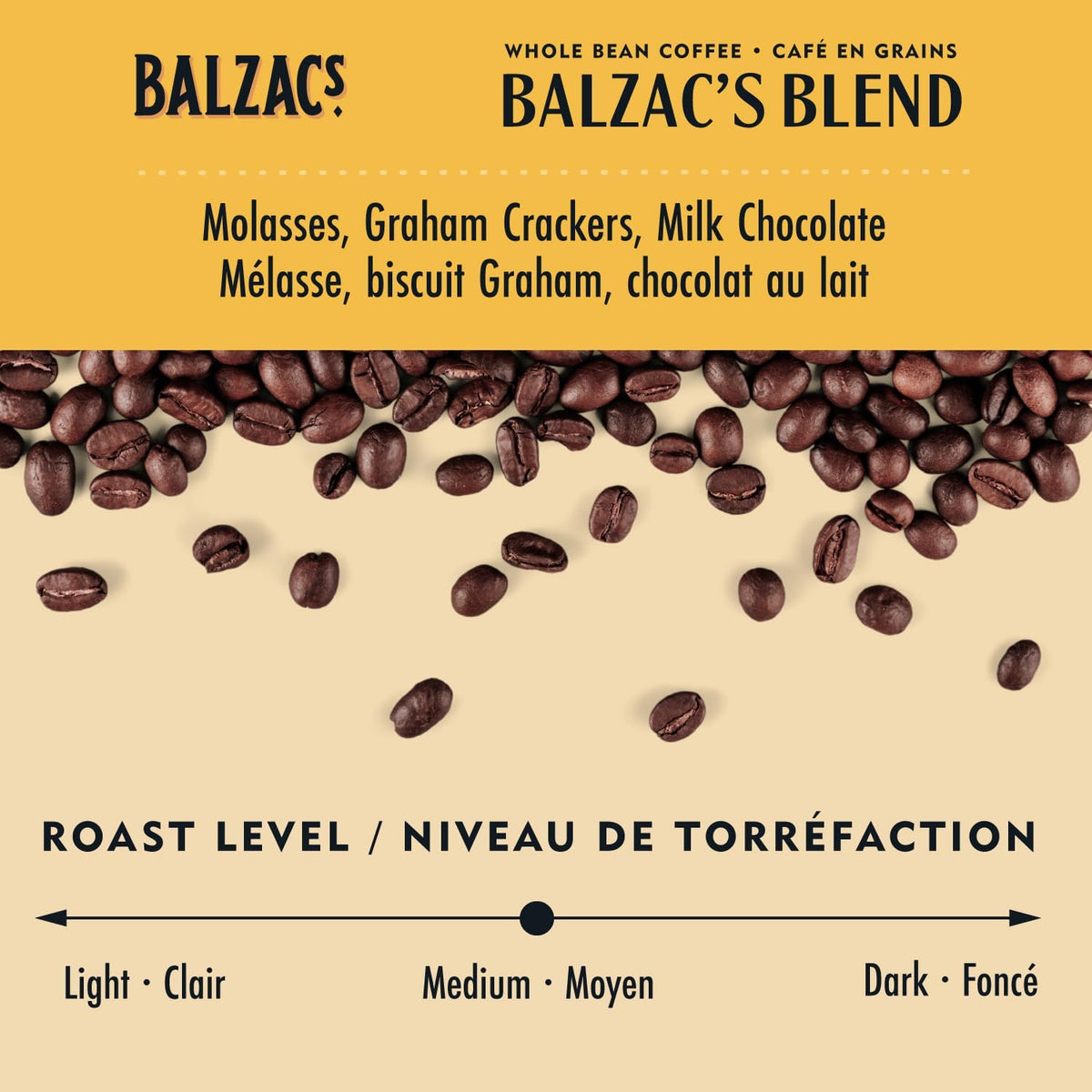 Balzac's Blend (Whole Bean Marble Roast) - 340g [amazon_upc] asin:B075V51FDS