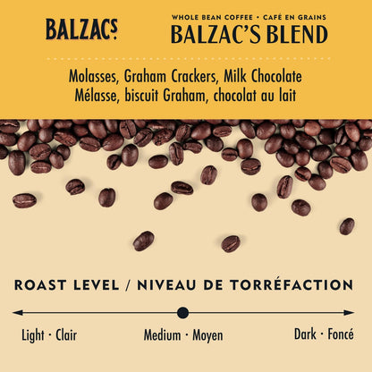 Balzac's Blend (Whole Bean Marble Roast) - 340g [amazon_upc] asin:B075V51FDS
