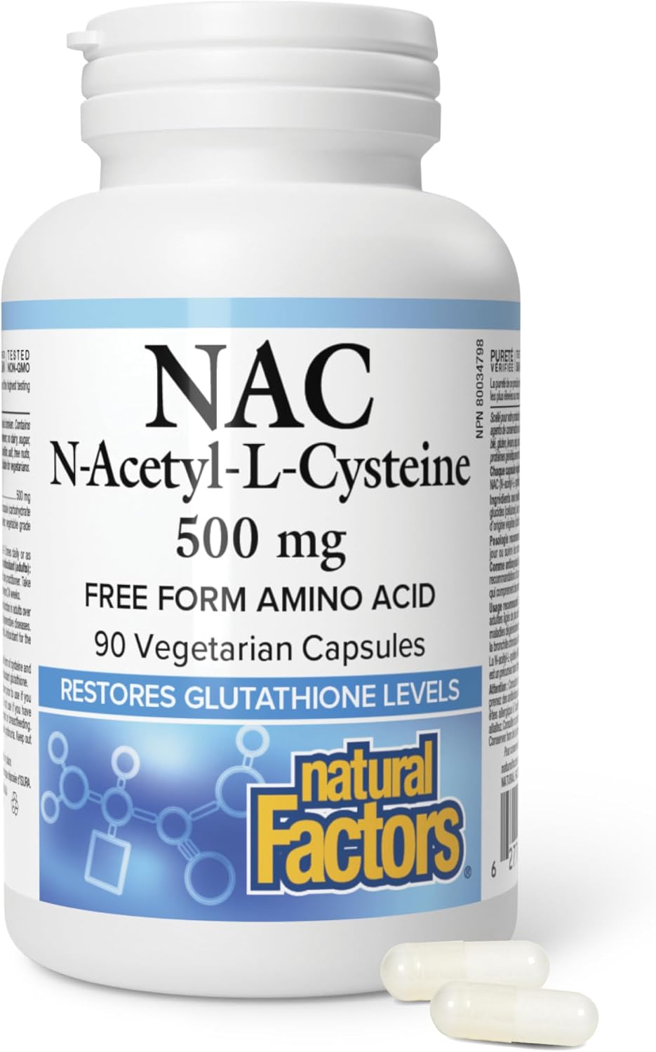 N-Acetyl-L-Cysteine (NAC) 500mg - 90 V-Caps [amazon_upc] asin:B0BLV8XN9H