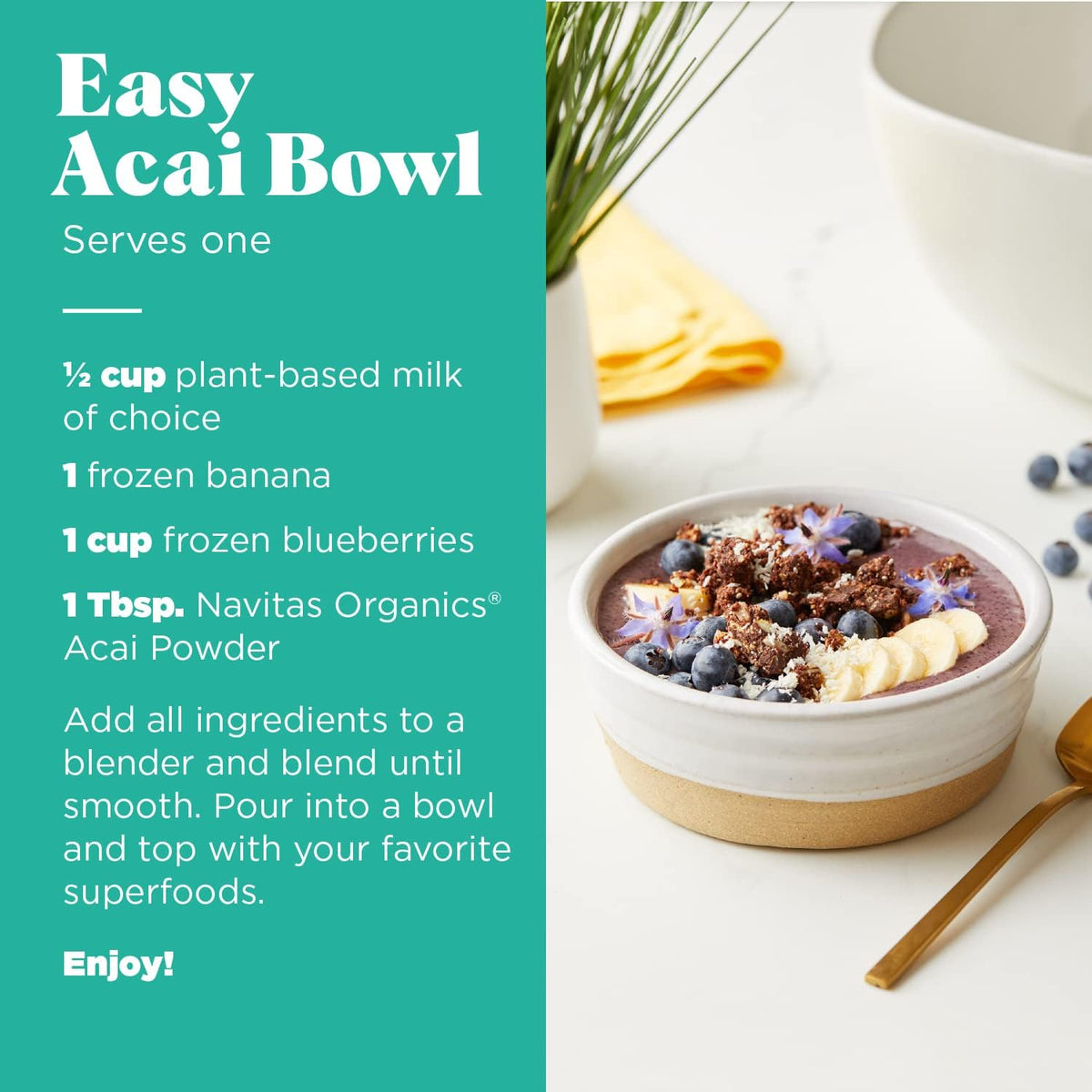 Acai Power 100% Acai Berry Powder - 113g [amazon_upc] asin:B001QFIL90