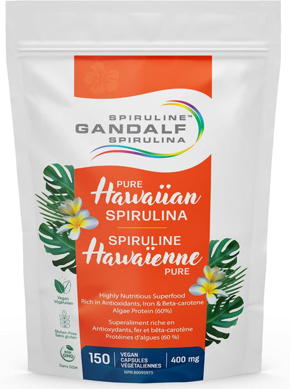 Gandalf Hawaiian Spirulina - 150 V-Caps [amazon_upc] asin:B00NCQLREM