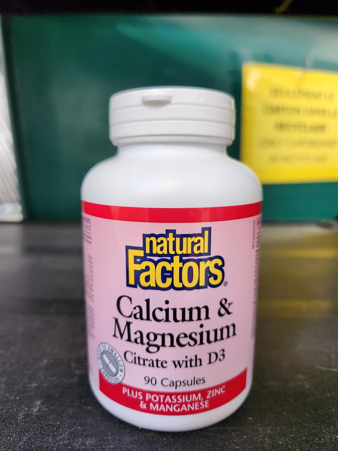 Calcium & Magnesium Citrate With D3 - 90 Caps [amazon_upc] asin:B0001VV3TA