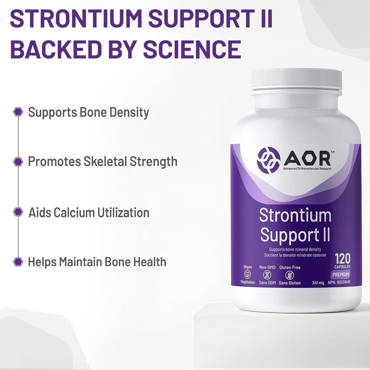 Strontium Support II 341mg - 120 V-Caps [amazon_upc] asin:B00CORMWPS