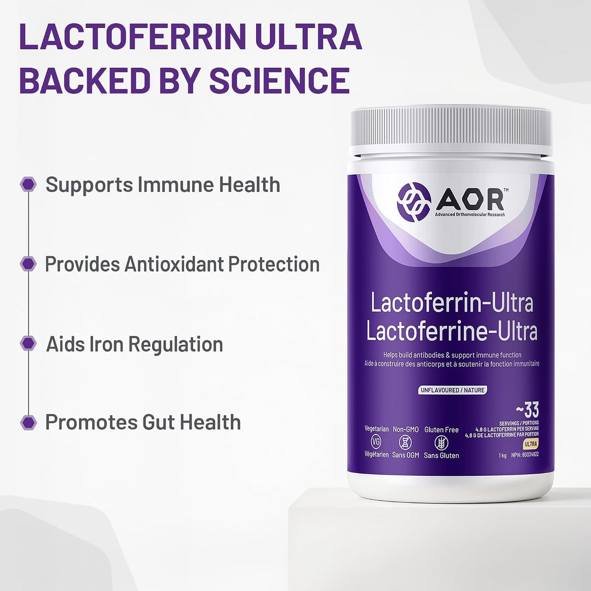 Lactoferrin-Ultra (Unflavoured) - 1kg [amazon_upc] asin:B00J3881B0