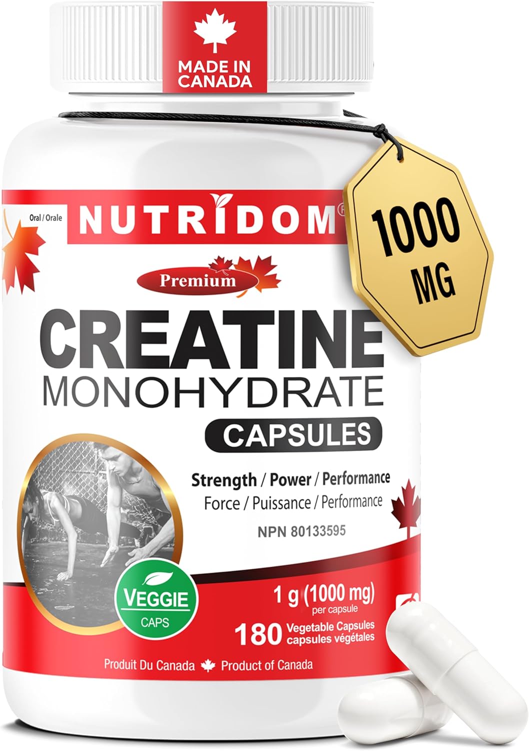 Creatine Monohydrate - 180 V-Caps [amazon_upc] asin:B0DW6HMNJH