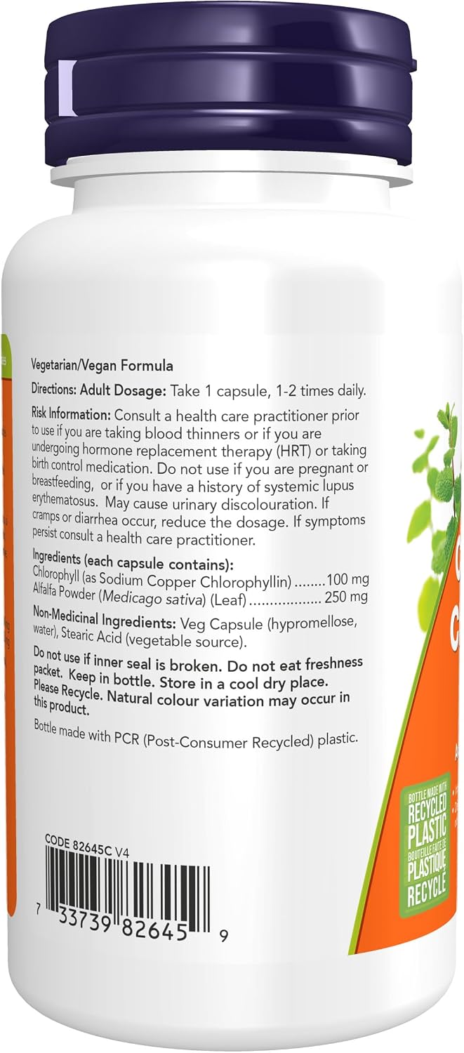 Chlorophyll 100mg With Alfalfa - 90 V-Caps [amazon_upc] asin:B078WWK4R3