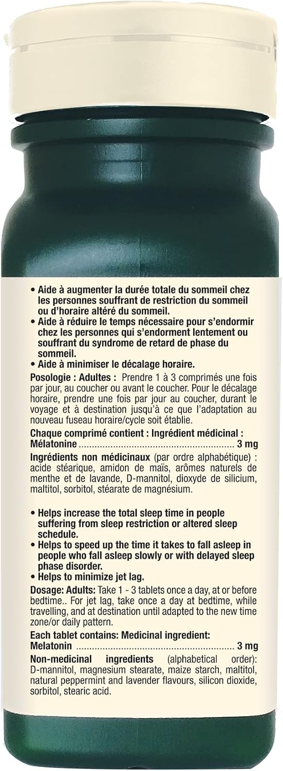 Melatonin 3mg (Peppermint) - 100 Sub Tabs [amazon_upc] asin:B0BL955YW4