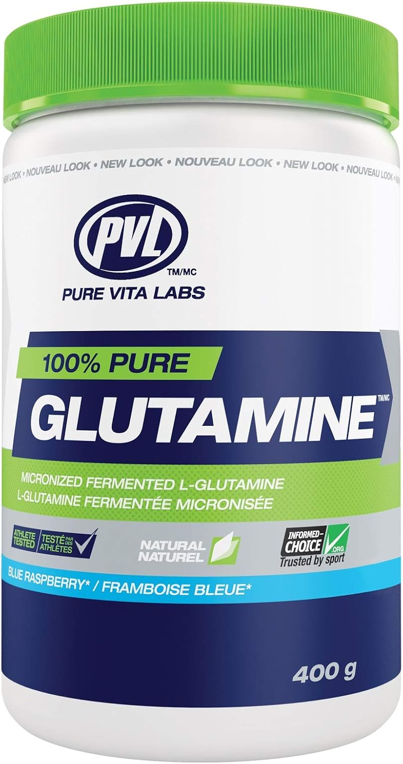 100% Pure Glutamine (Blue Raspberry) - 400g [amazon_upc] asin:B00HG08HEI