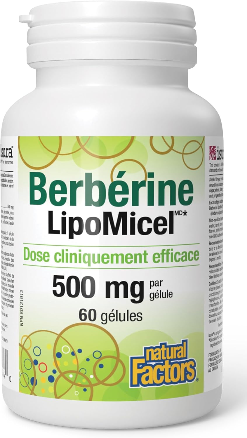 Berberine LipoMicel 500mg - 60 Softgels [amazon_upc] asin:B0CKLVXW99