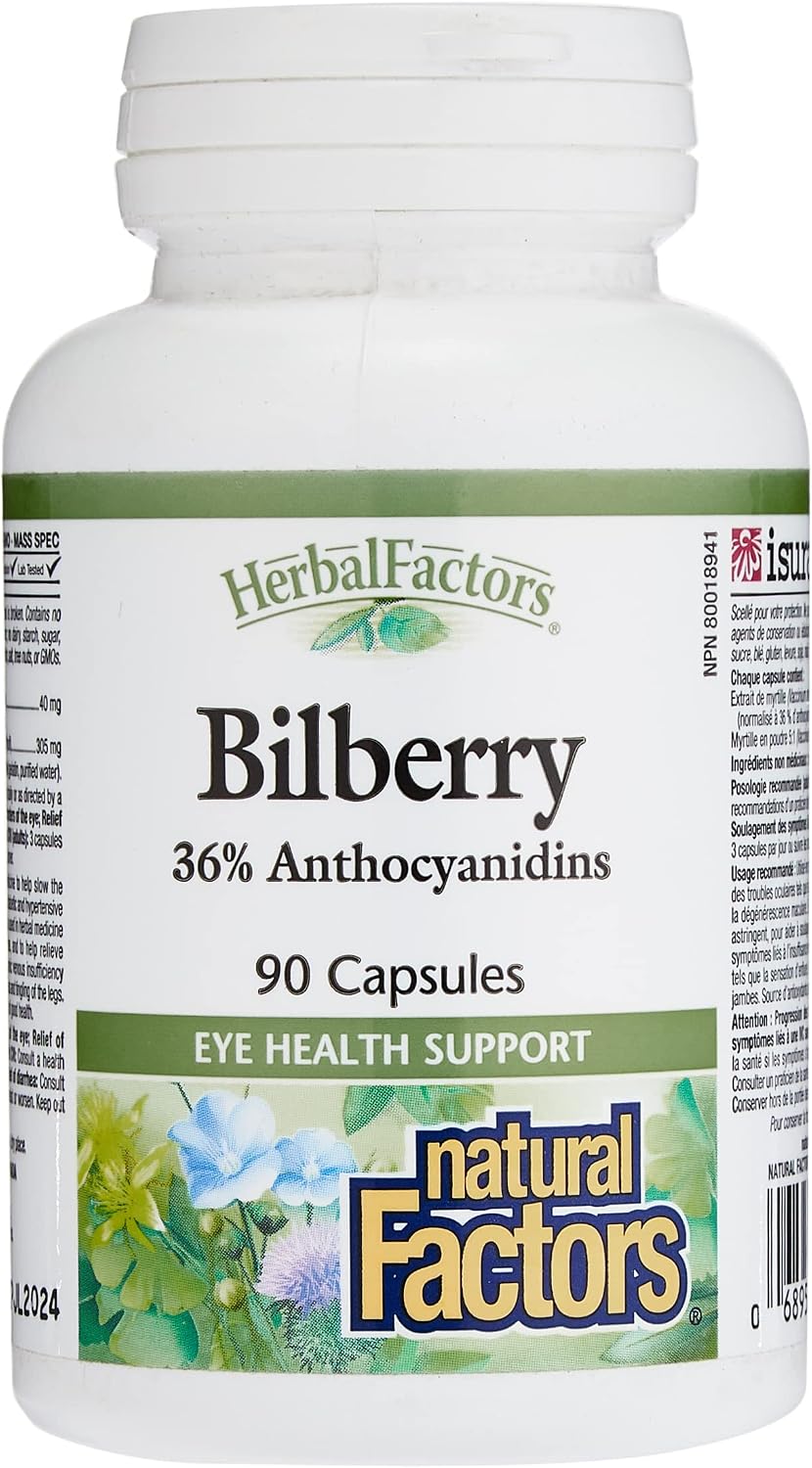 Bilberry Standardized Extract 40mg - 90 Caps [amazon_upc] asin:B00NCQIF6K