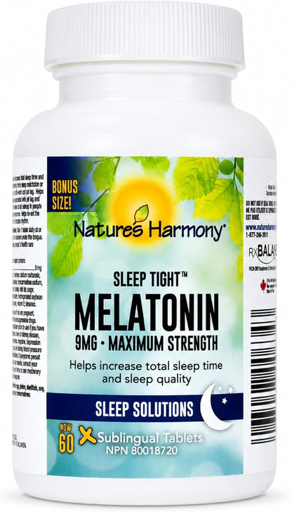 Sleep Tight Melatonin 9mg - 60 Tabs [amazon_upc] asin:B00YGH9SOC