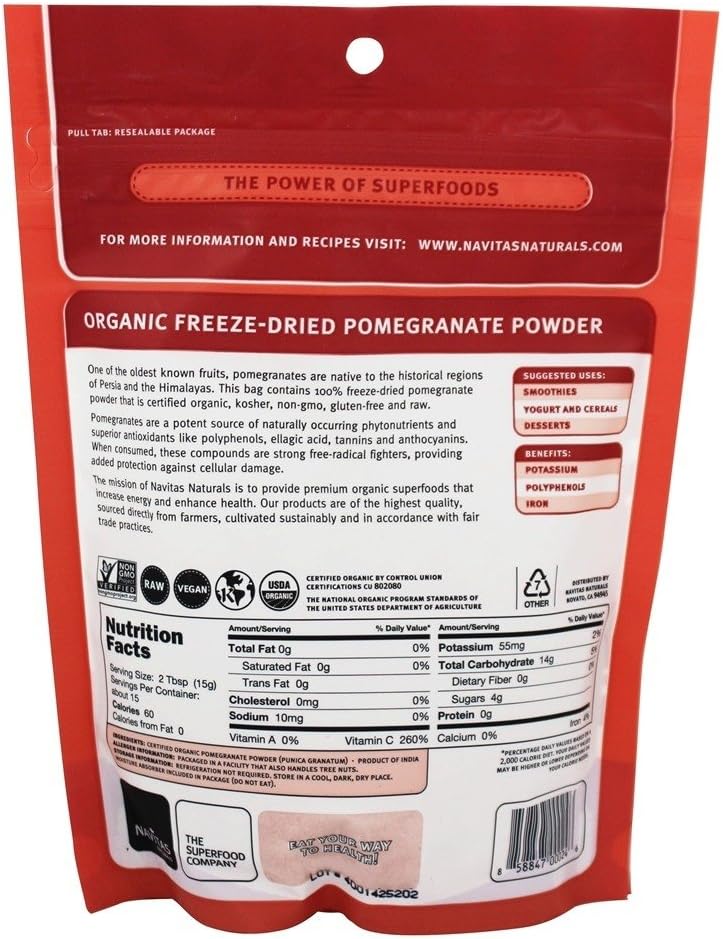 Pomegranate Powder (Organic) - 227g [amazon_upc] asin:B00DDLL54S