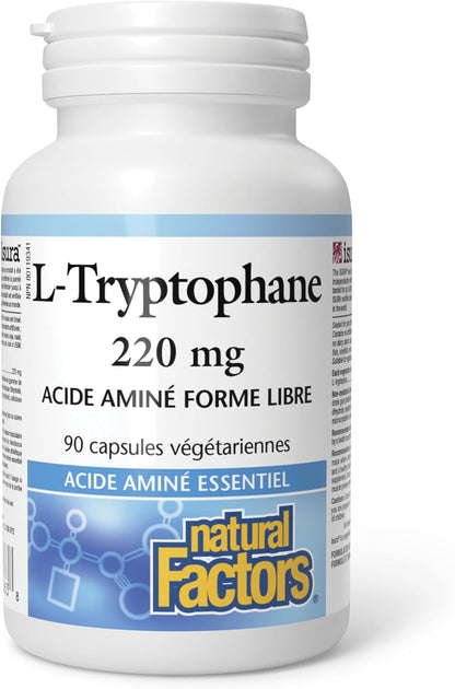 L-Tryptophan 220mg - 90 V-Caps [amazon_upc] asin:B0CJCT4B3R