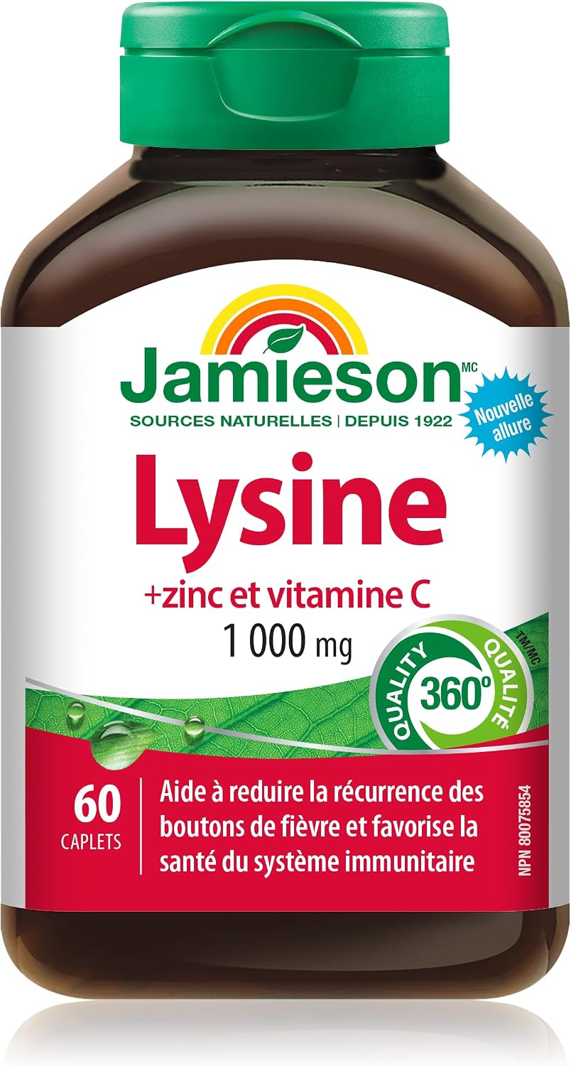 Lysine + Zinc & Vitamin C 1,000mg - 60 Caps [amazon_upc] asin:B072XQ4MYH