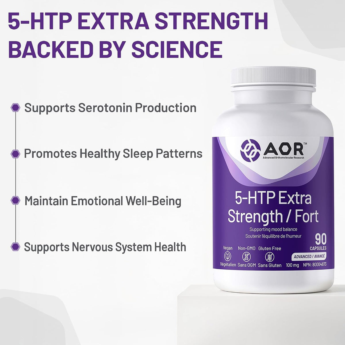 5-HTP Extra Strength 100mg - 90 V-Caps [amazon_upc] asin:B01MYPL2P2