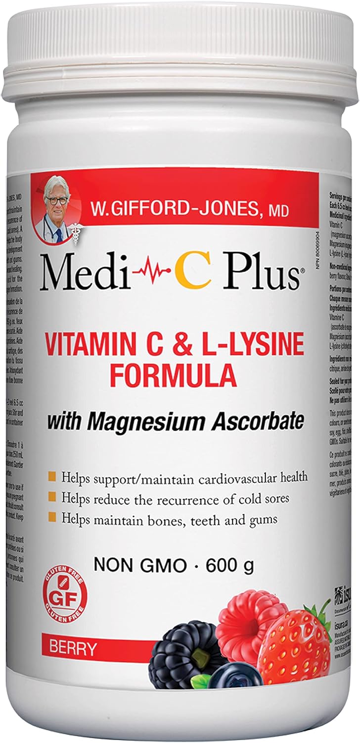 Medi-C Plus With Magnesium Ascorbate (Berry) - 600g + BONUS [amazon_upc] asin:B07GLM3C9M