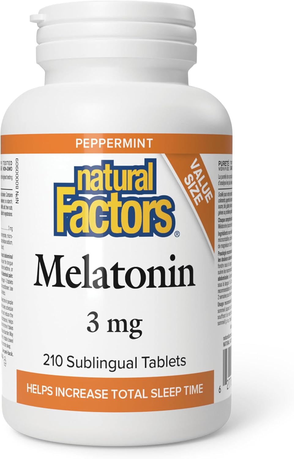 Melatonin 3mg - 210 Sublingual Tabs + BONUS [amazon_upc] asin:B0BLTX8JKD