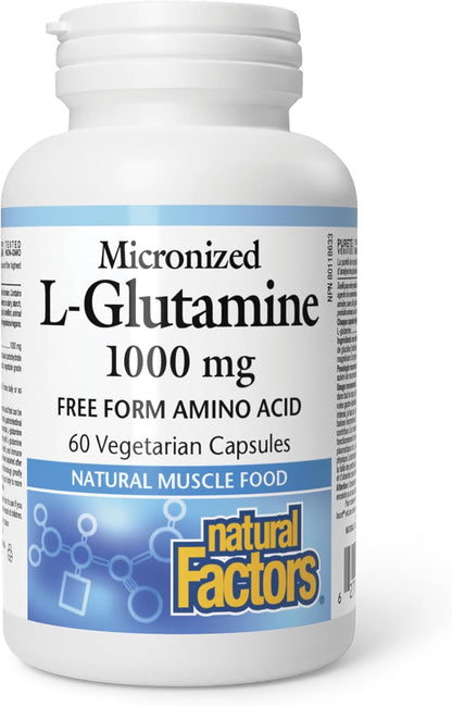 L-Glutamine 1,000mg - 60 V-Caps [amazon_upc] asin:B0DKZYFXJ7