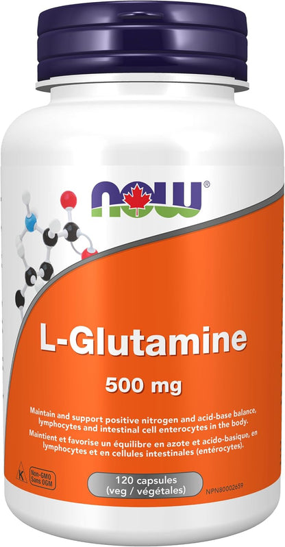 L-Glutamine 500mg - 120 Caps [amazon_upc] asin:B0040B9FC4