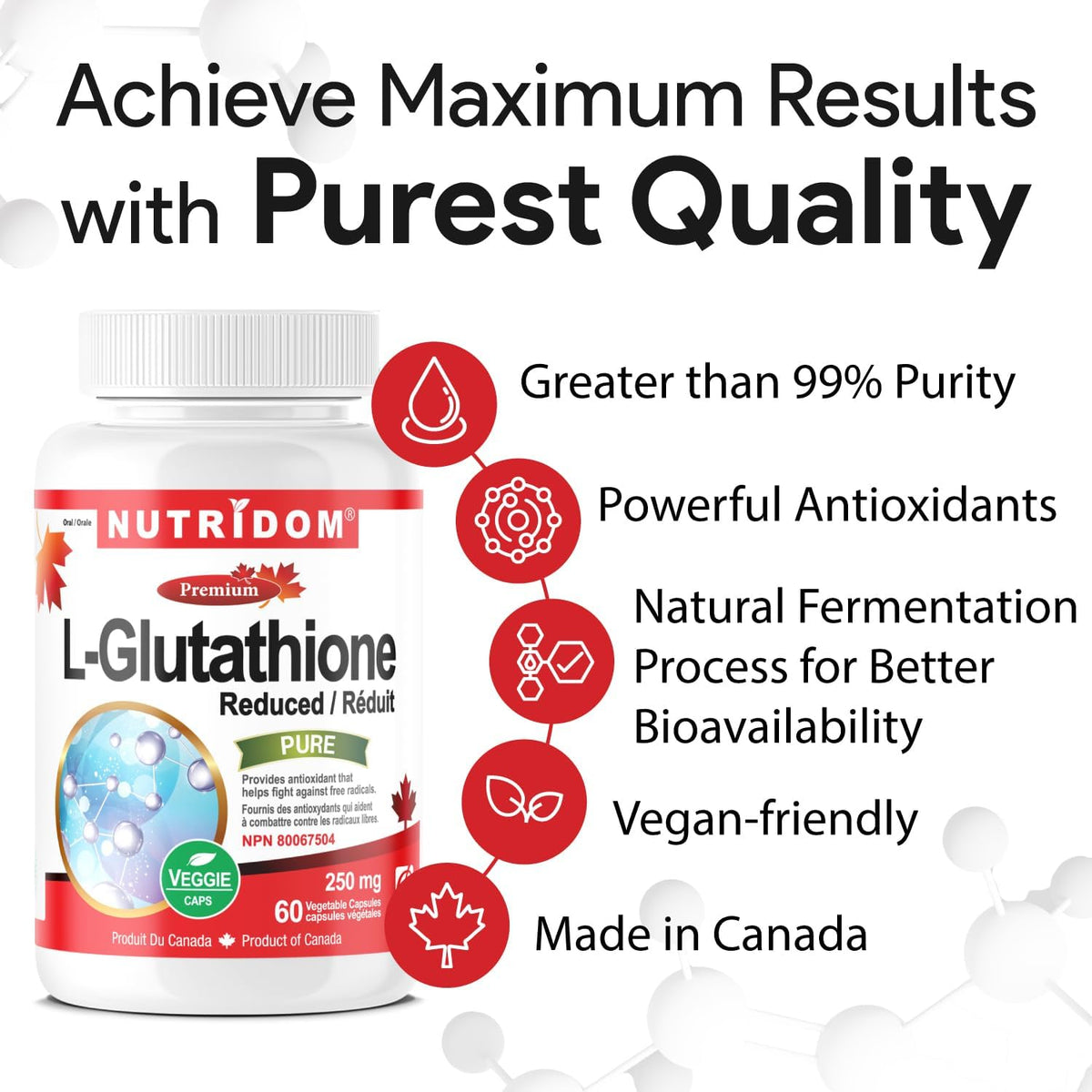 L-Glutathione (Reduced) - 60 V-Caps [amazon_upc] asin:B09CDVZ145