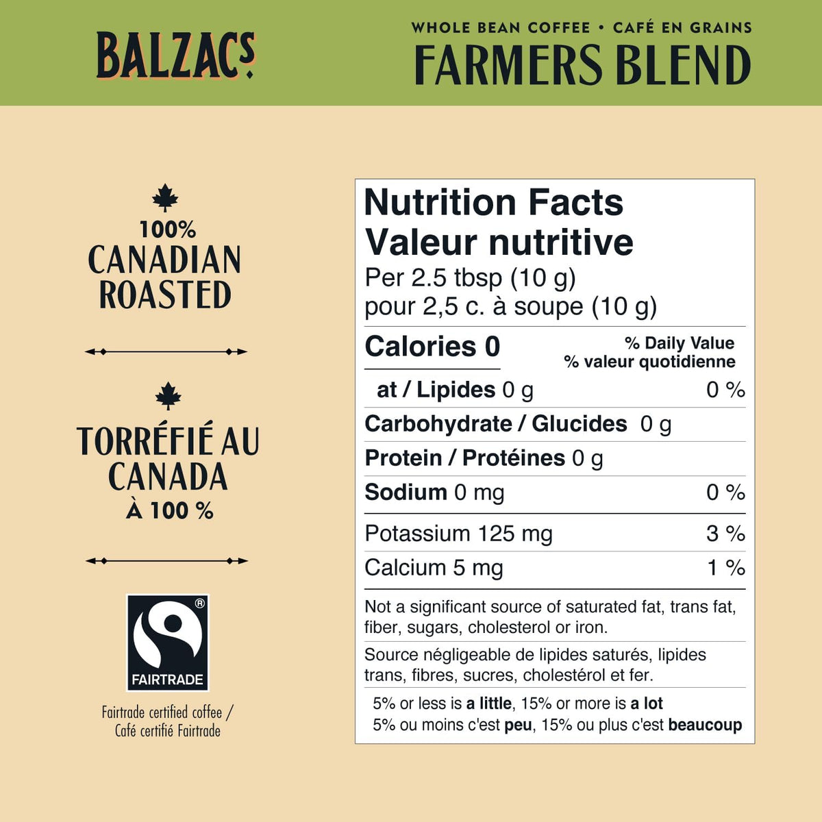 Farmers Blend (Whole Bean Marble Roast) - 340g [amazon_upc] asin:B075V51FDN
