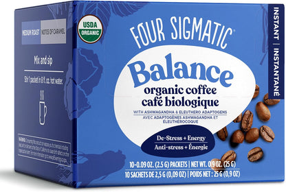 Adaptogen Coffee Mix With Ashwagandha (Balance) - 10 Packets [amazon_upc] asin:B07BFQB4HF