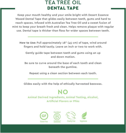 Tea Tree Oil Dental Tape - 1 Roll [amazon_upc] asin:B00FQGNI8O