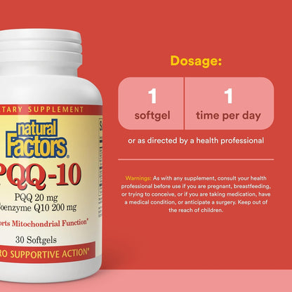 PQQ-10 - 30 Softgels [amazon_upc] asin:B00MO7NZNQ
