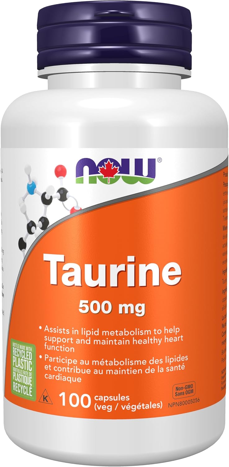 Taurine 500mg - 100 Caps [amazon_upc] asin:B003FG52UY