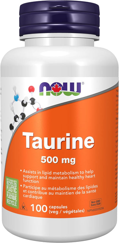 Taurine 500mg - 100 Caps [amazon_upc] asin:B003FG52UY