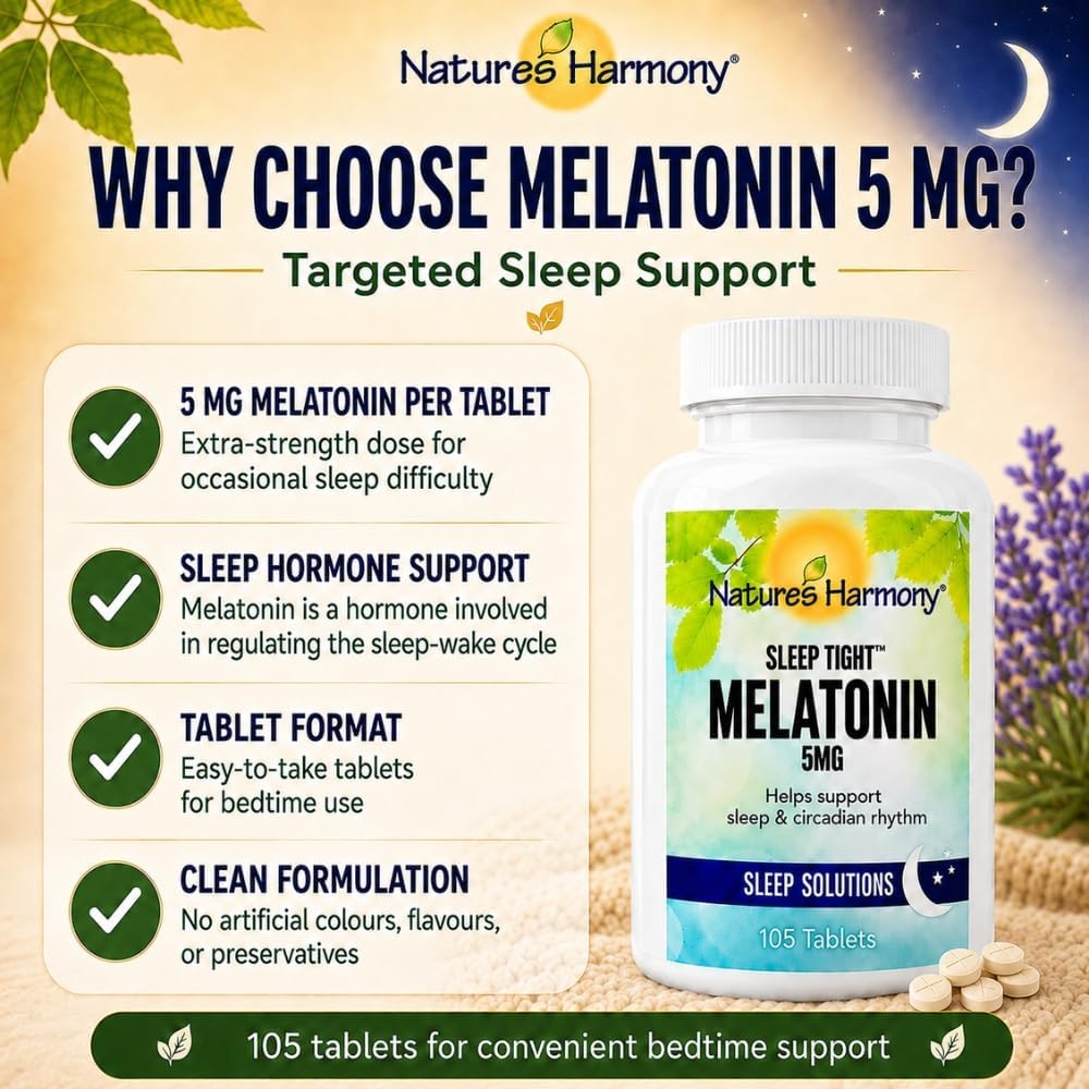 Sleep Quality Melatonin 5mg - 90 + 15 Tabs BONUS [amazon_upc] asin:B00CP7SXBE