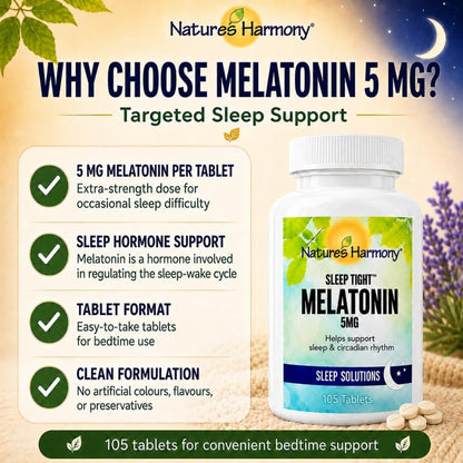 Sleep Quality Melatonin 5mg - 90 + 15 Tabs BONUS [amazon_upc] asin:B00CP7SXBE