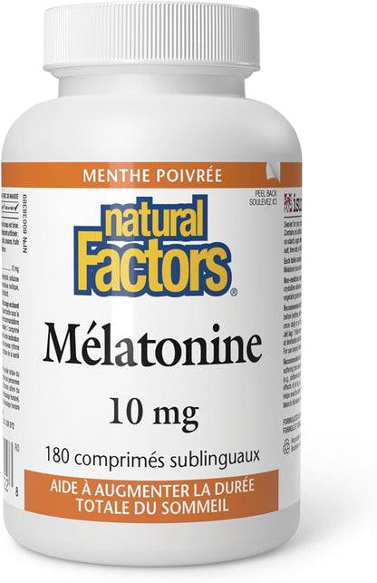 Melatonin 10mg (Peppermint) - 180 Sublingual Tabs [amazon_upc] asin:B0DZQ7PD7K