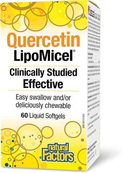 Lipomicel Matrix Quercetin - 60 Liquid Softgels [amazon_upc] asin:B0CKXZYLD3