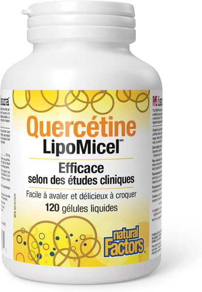 Lipomicel Matrix Quercetin - 120 Liquid Softgels [amazon_upc] asin:B08RF1ZPX7