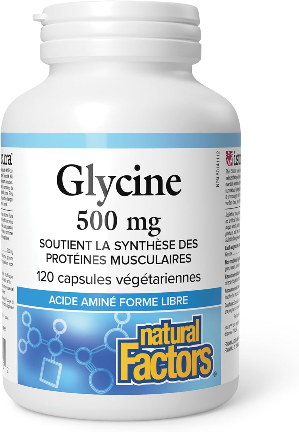 Glycine 500mg - 120 V-Caps [amazon_upc] asin:B0FRJPYC7L