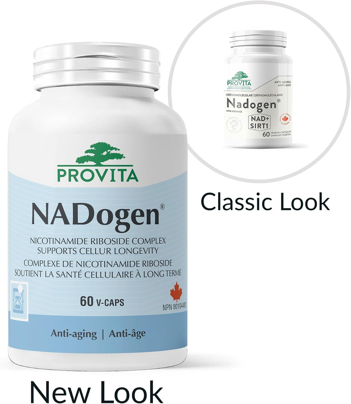 Nadogen NAD+ SIRT1 - 60 V-Caps [amazon_upc] asin:B0B5YWPDHR