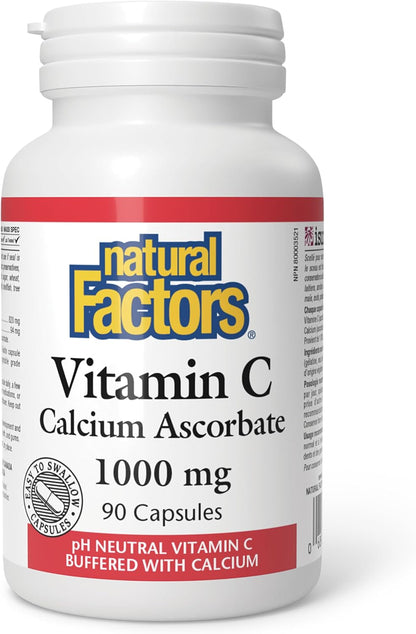 Vitamin C Calcium Ascorbate 1,000mg - 90 Caps [amazon_upc] asin:B00CP7SEJA