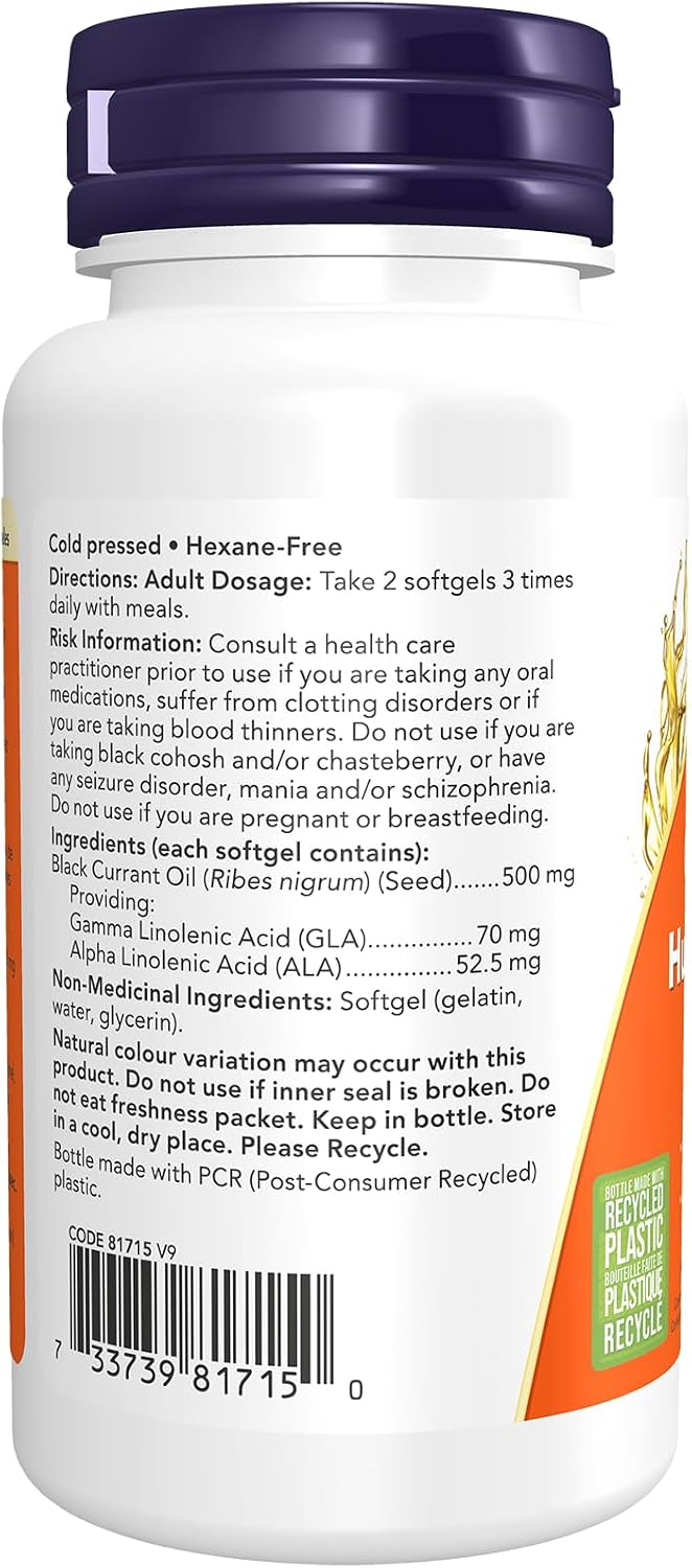 Black Currant Oil 500mg - 100 Softgels [amazon_upc] asin:B008X8ILMA